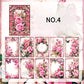 Vintage Flower Theme  Scrapbook Paper