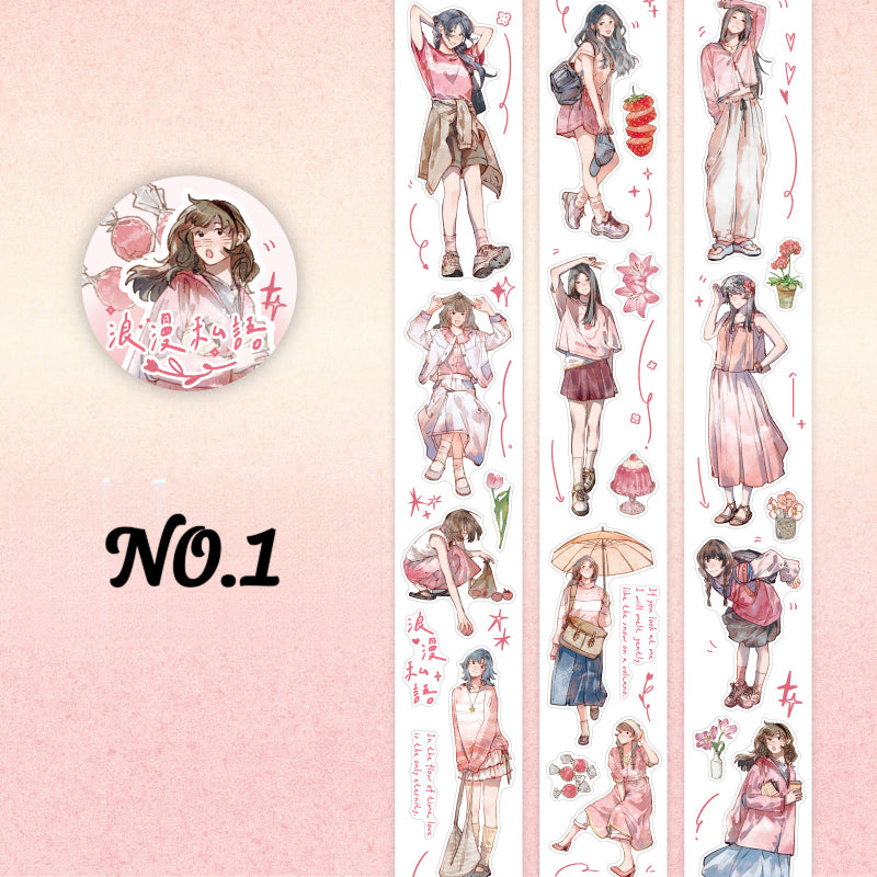 Character Die-Cut Washi Tape