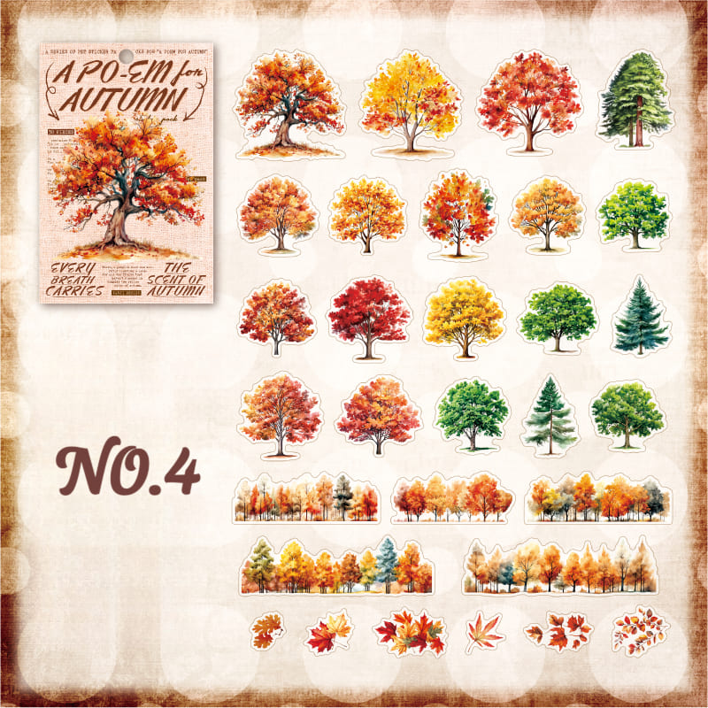 Autumn Days PET Sticker Pack
