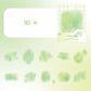 Watercolor Decorative Base Stickers