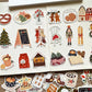 Cartoon Christmas Elements Stickers