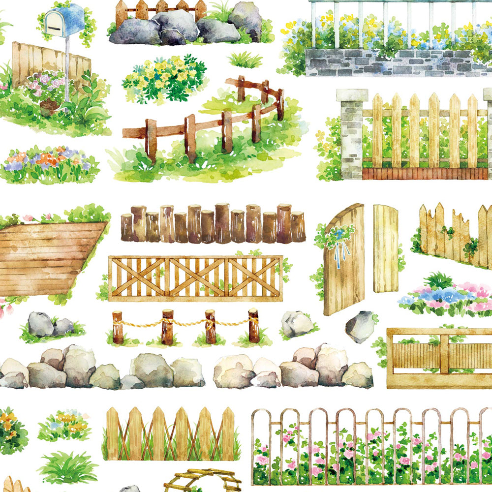 Garden Theme One Cycle PET Tape