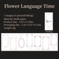 Floral Border Tear-off Sticky Note Pad
