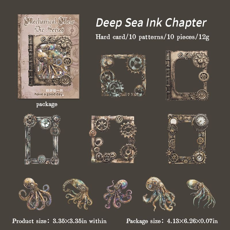 Steampunk Ocean Stickers