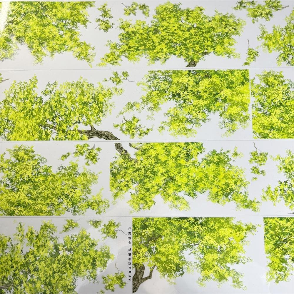 One Cycle Overhanging Tree Branches PET Tape