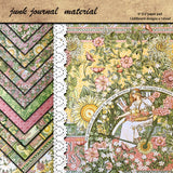 Vintage Garden Scrapbook Paper