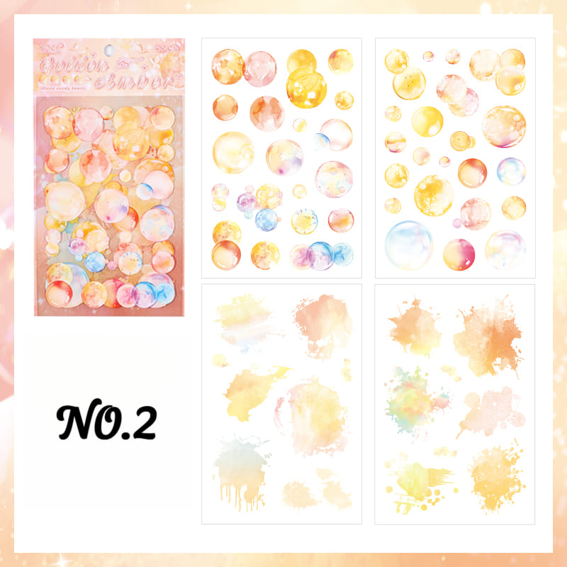 Whimsical Bubble Stickers