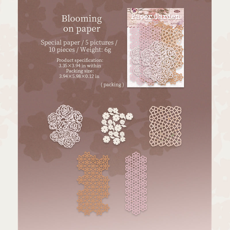 Laser-Cut Delicate Doily Foundation Paper