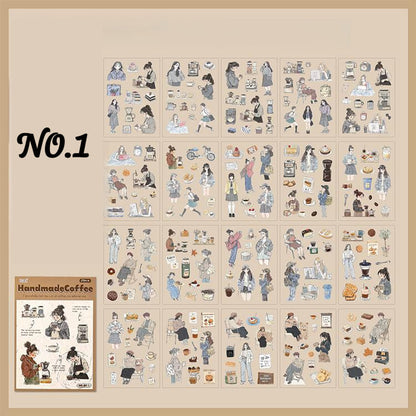 Girl Character Sticker Book