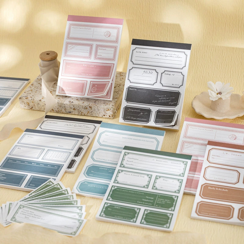 Bordered Sticky Note Pad