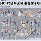 8cm*100 cm Die-Cut Casual Character Series  One cycle Tape
