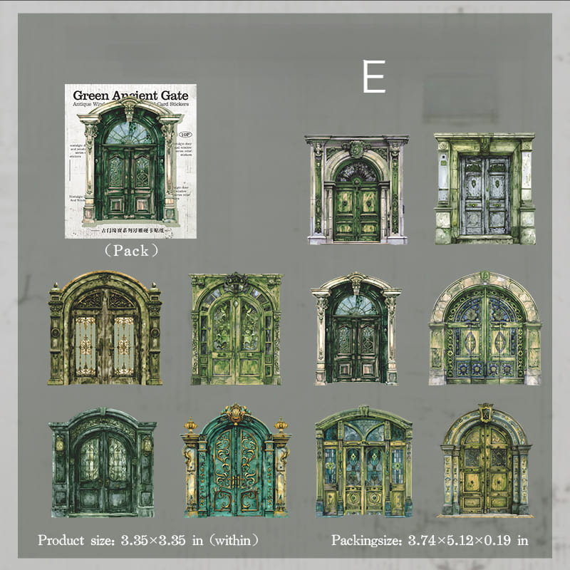 Embossed Hard Card Stickers