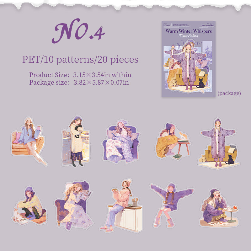 Winter Characters Sticker Pack