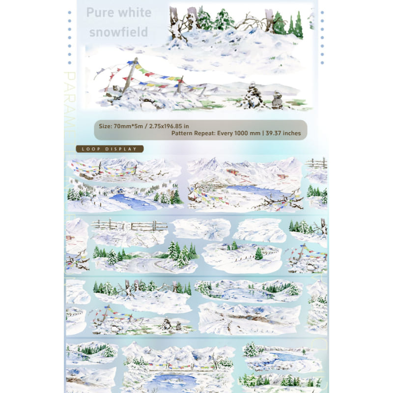 Mountain Forest Series Extra Long Loop Tape