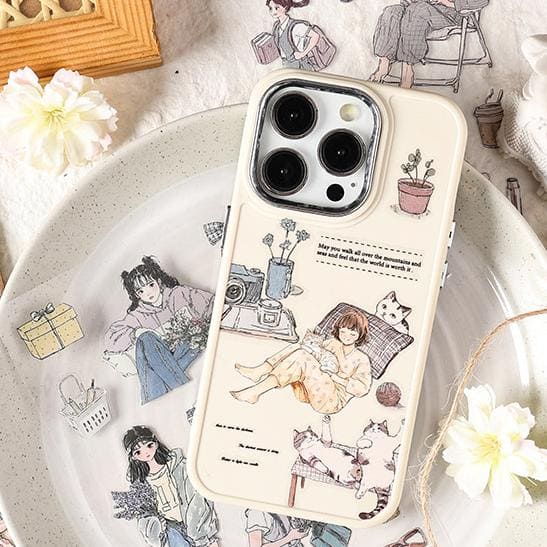 Girl Character Sticker Book