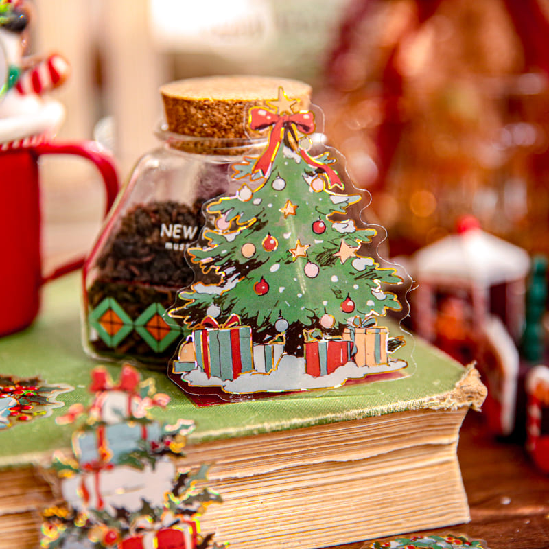 Cute Christmas Girl Stickers