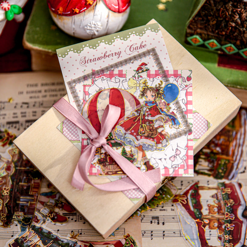 Cute Christmas Girl Stickers