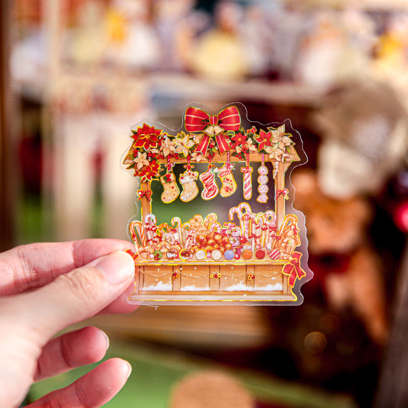 Cute Christmas Girl Stickers