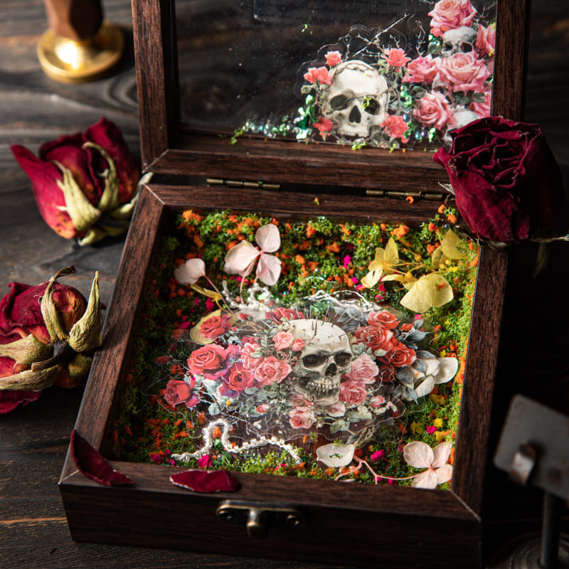 Dark Romantic Gothic Rose Stickers