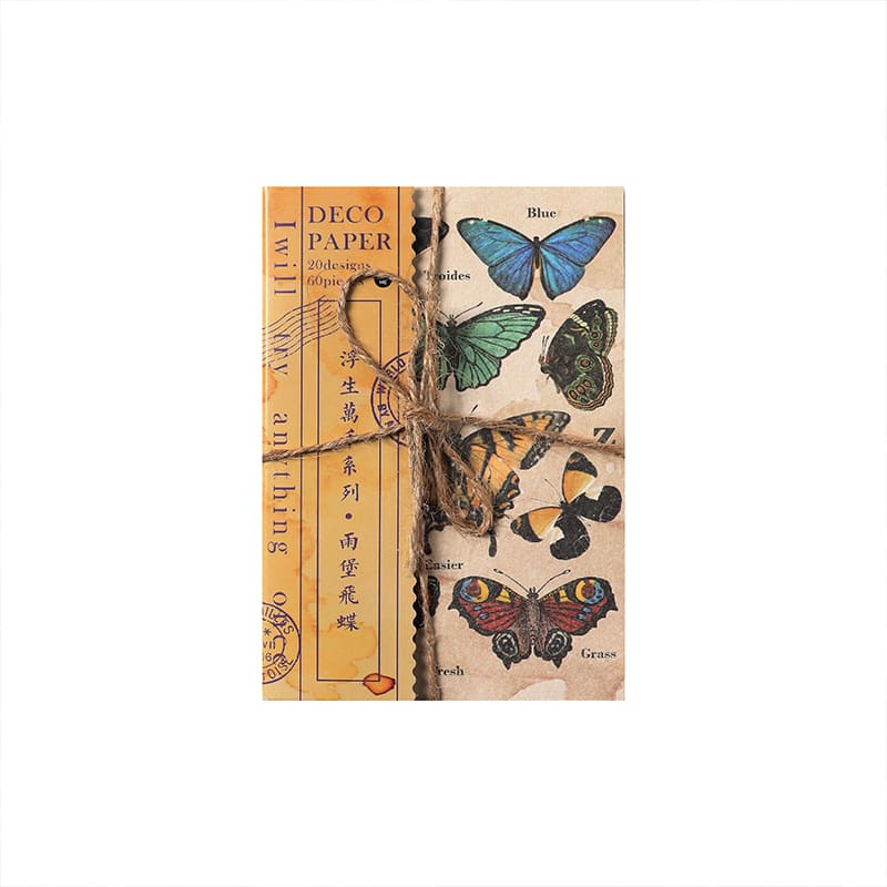 60PCS Nature Aesthetic Scrapbook Paper