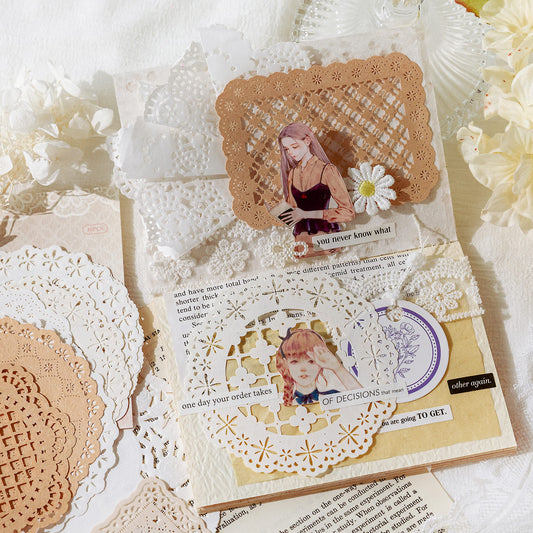 Scrapbooking Base Layer Lace Paper
