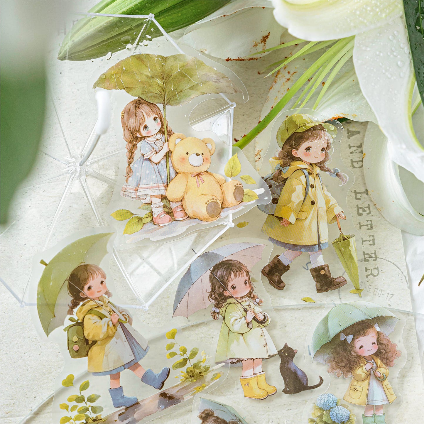 Rainy Season Kids Sticker
