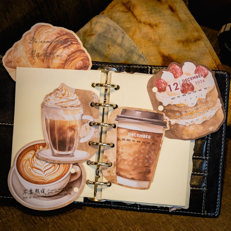 Coffee & Bakery Themed Memo Pad