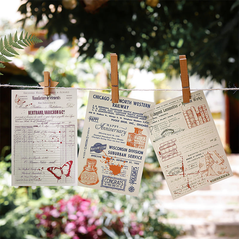 Time Notes Series Transfer Stickers
