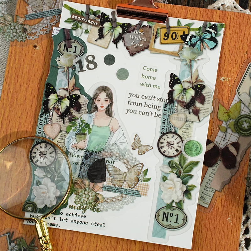 Misty Garden Series Sticker Pack