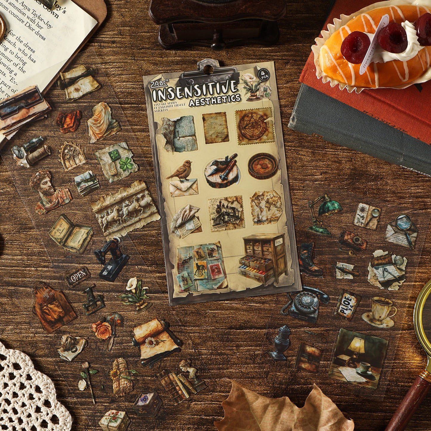 Vintage Ephemera Sticker Pack