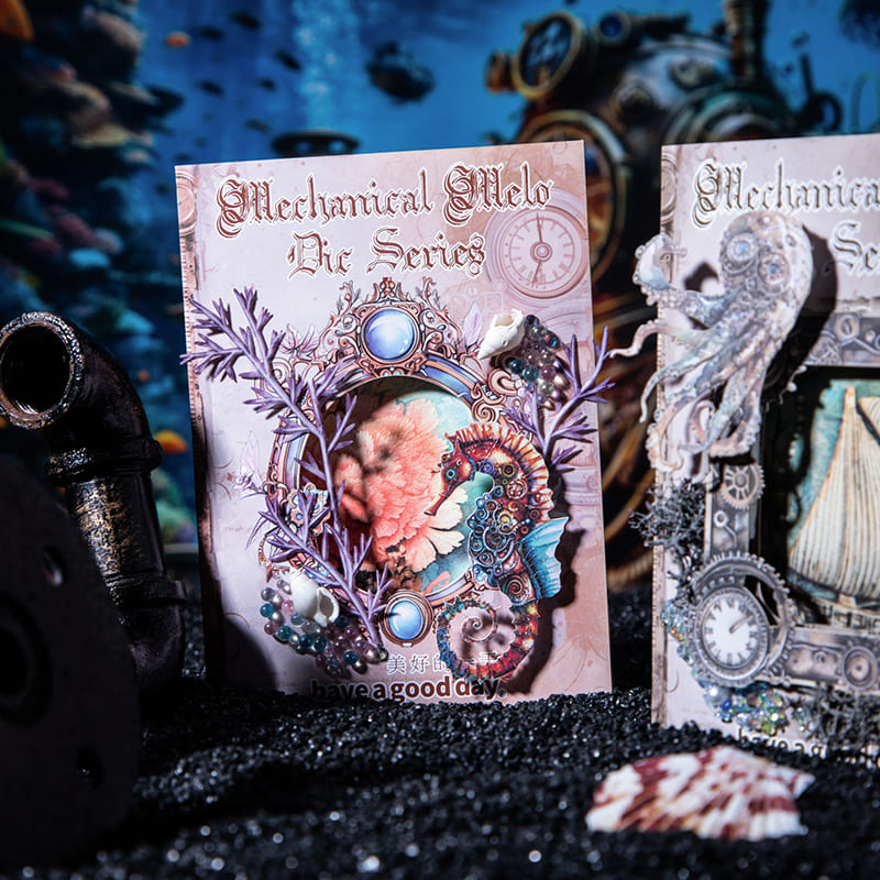Steampunk Ocean Stickers