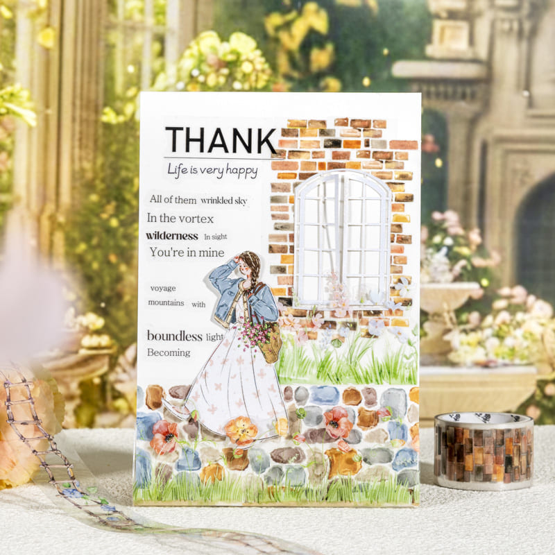 Garden Path Pattern PET Tape