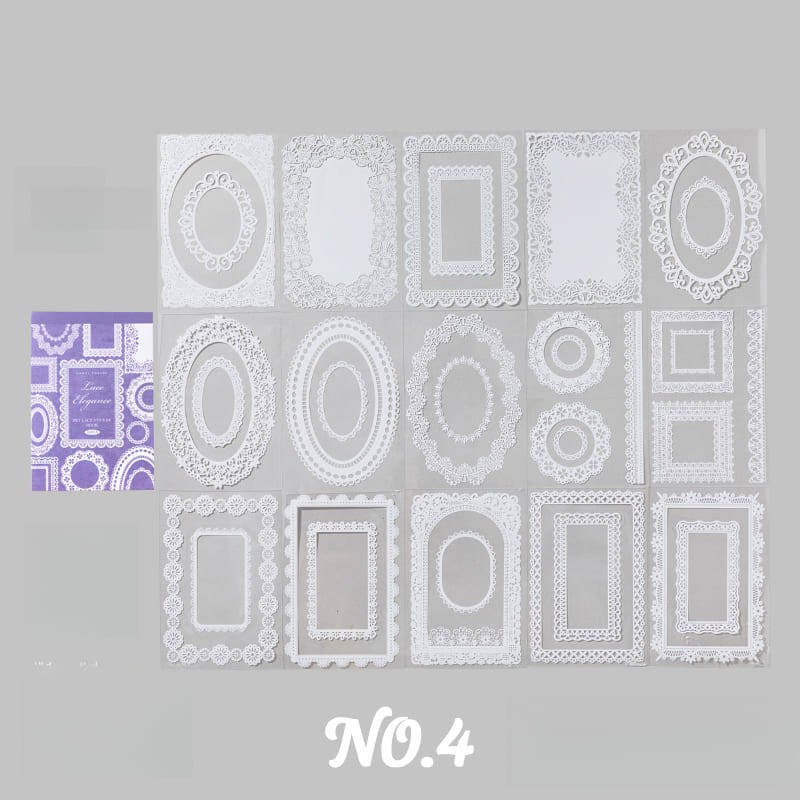PET Lace Sticker Book
