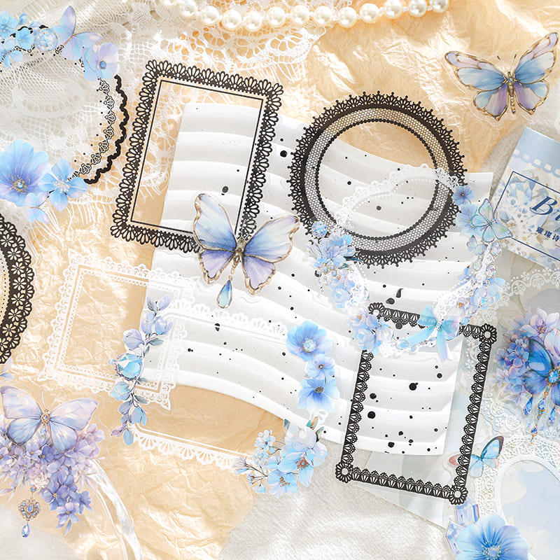 Vintage Lace Border Sticker Pack