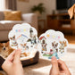 Cartoon Puppy & Kitten Sticker