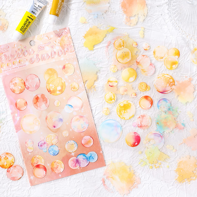 Whimsical Bubble Stickers