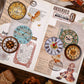 Vintage Clock Theme Stickers