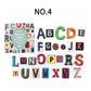 Vintage Alphabet Sticker Pack
