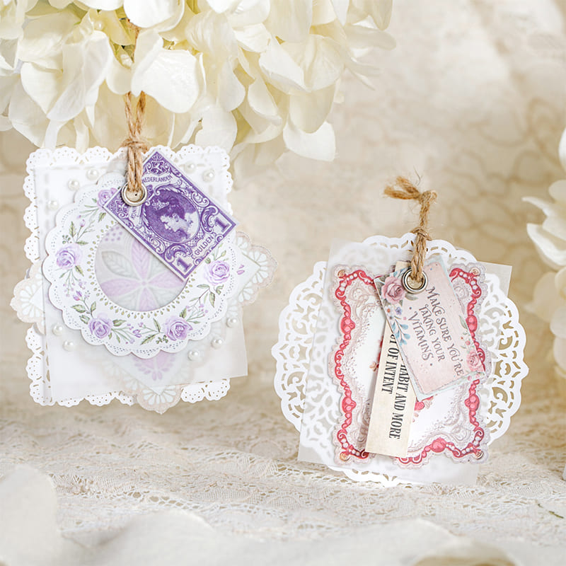 Vintage Lace Border Stickers