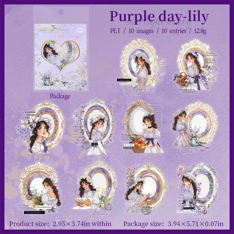 Girl Character Sticker Pack