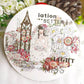 6cm*5m Die-Cut Red Flower Tape