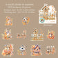 Bird Nest Scenery Stickers