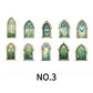 Window View Scenes PET Stickers