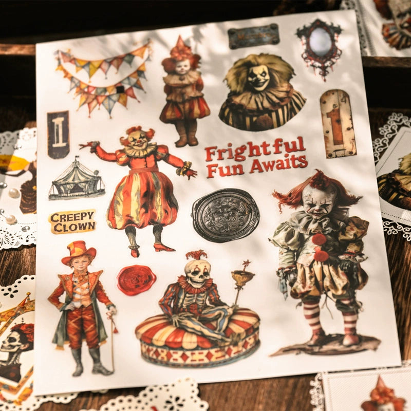 Retro Circus Transfer Sticker-1