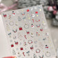 Christmas Theme Mini Decor Stickers