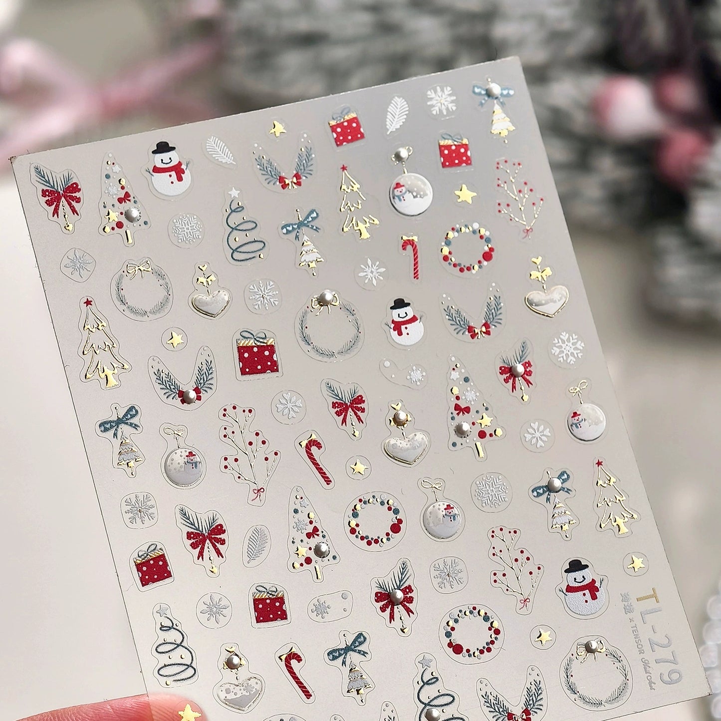 Christmas Theme Mini Decor Stickers