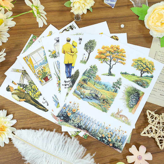 Autumn-Themed Sticker Book