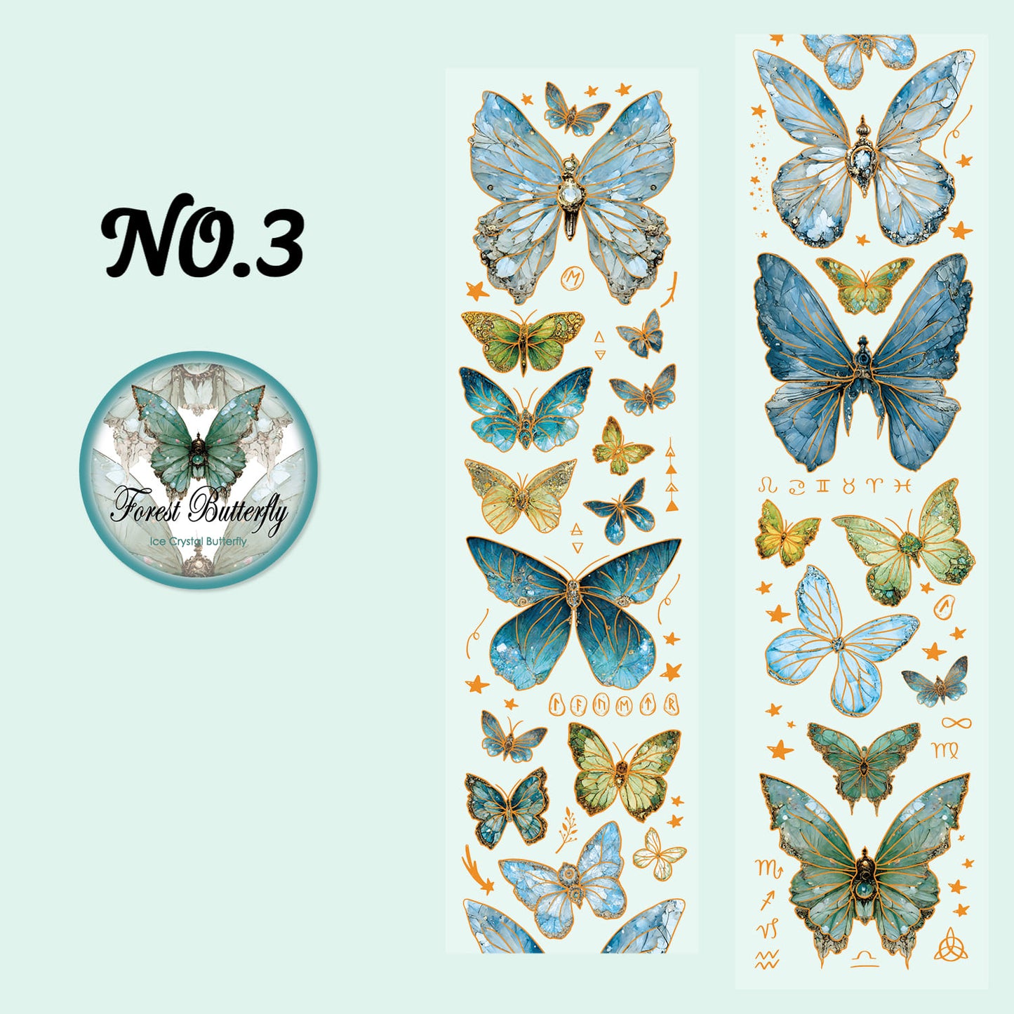 Butterfly Theme PET Tape