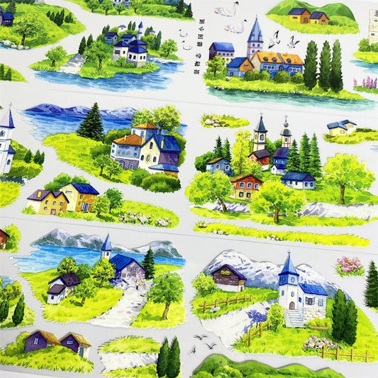 Small Town Landscape PET Tape (One Cycle)