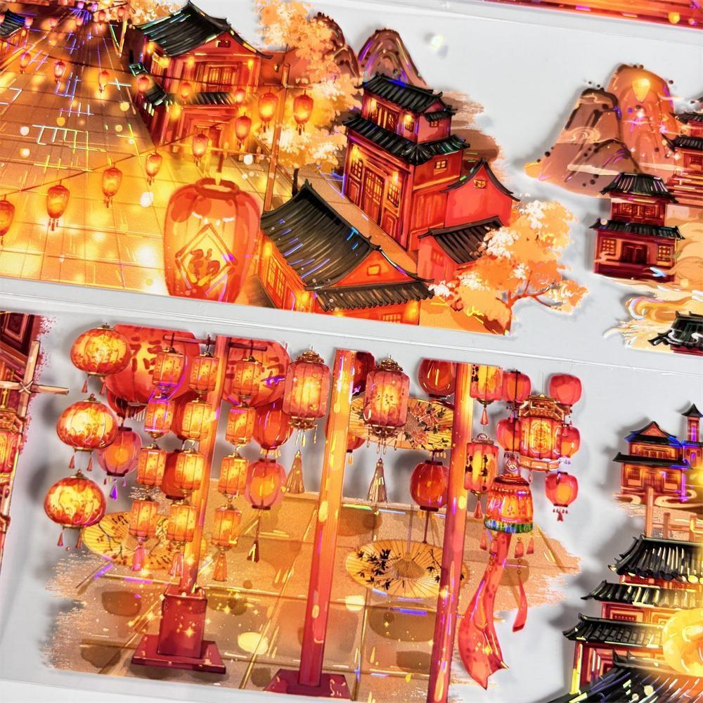 One Cycle Tang Dynasty Night City PET Tape